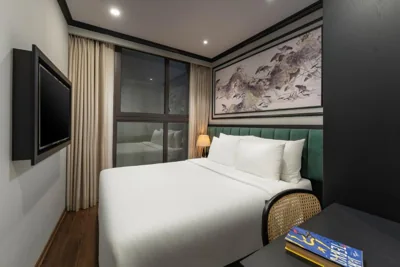 Habitación Doble Superior con ventana interior — Embrace Boutique Hanoi Hotel